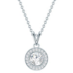 Kette mit Anhänger Sterling Silber Zirkonia weiß