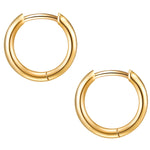 Creolen Sterling Silber gelbgold