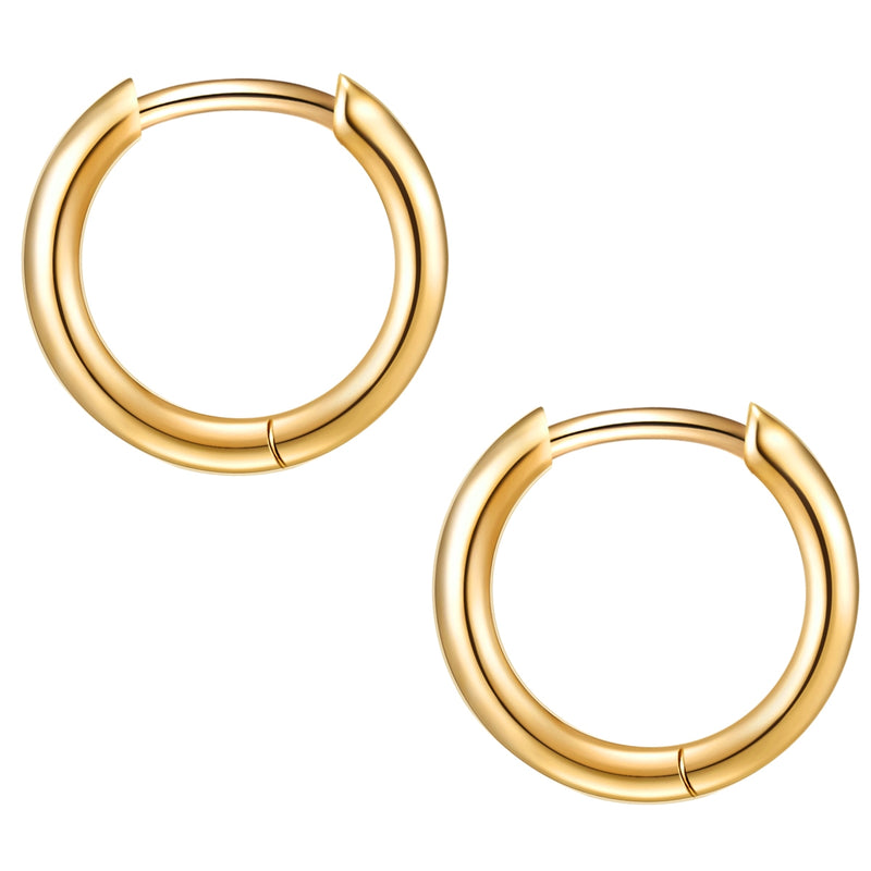 Creolen Sterling Silber gelbgold