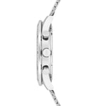 Herren Chronograph silber Edelstahl silber