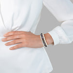 3er Set Armbänder Süßwasser-Zuchtperle multicolor