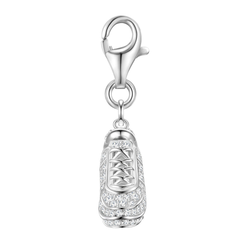 Charm Sterling Silber Zirkonia weiß