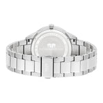 Herren Quarzuhr silber Edelstahl silber