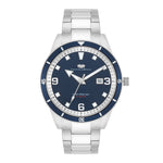 Herren Quarzuhr silber Edelstahl silber