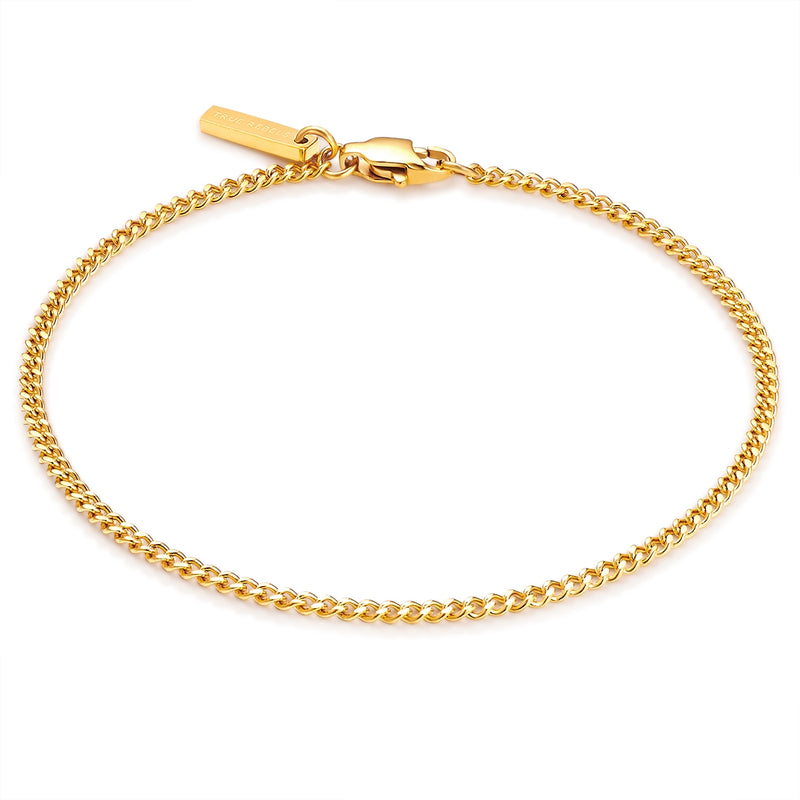 Armband Edelstahl gelbgold