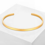 Armreif Edelstahl gelbgold