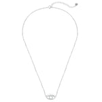 Kette mit Anhänger Sterling Silber Zirkonia weiß