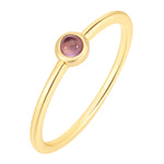 Ring Sterling Silber gelbgold Amethyst