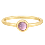 Ring Sterling Silber gelbgold Amethyst