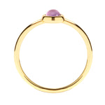 Ring Sterling Silber gelbgold Amethyst