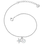Armband Sterling Silber Süßwasser-Zuchtperle weiß Zirkonia weiß