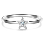 Ring Sterling Silber Zirkonia weiß