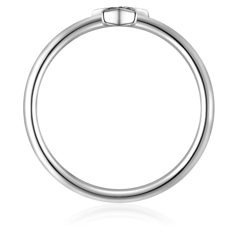 Ring Sterling Silber Zirkonia weiß