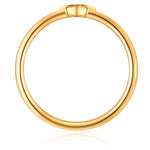 Ring Sterling Silber gelbgold Zirkonia lila