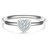 Ring Sterling Silber Zirkonia weiß