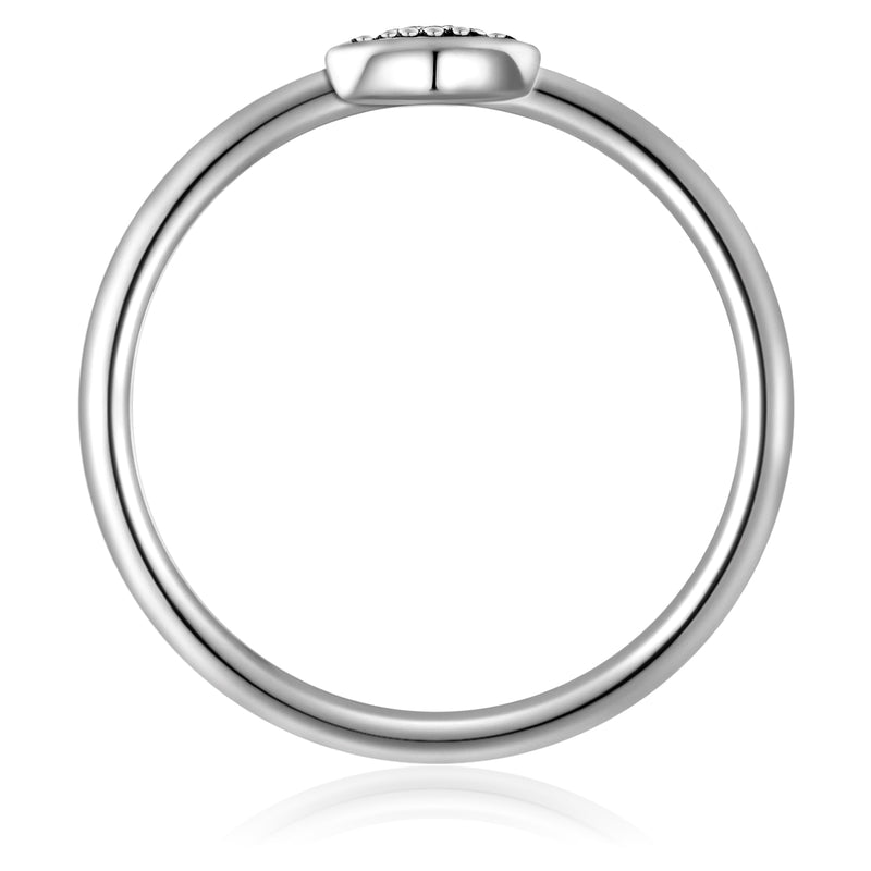 Ring Sterling Silber Zirkonia weiß