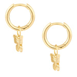 Creolen Sterling Silber gelbgold
