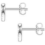 Ohrstecker Sterling Silber Zirkonia weiß