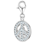 Charm Sterling Silber Zirkonia weiß