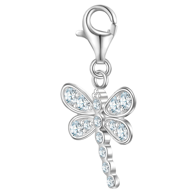 Charm Sterling Silber Zirkonia weiß