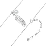 Kette mit Anhänger Sterling Silber Süßwasser-Zuchtperle weiß