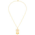 Kette mit Anhänger Sterling Silber gelbgold