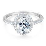Ring Sterling Silber Zirkonia weiß