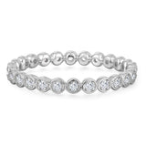 Ring Sterling Silber Zirkonia weiß