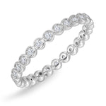 Ring Sterling Silber Zirkonia weiß