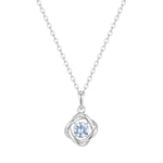 Kette mit Anhänger Sterling Silber Spinell (synth.) blau