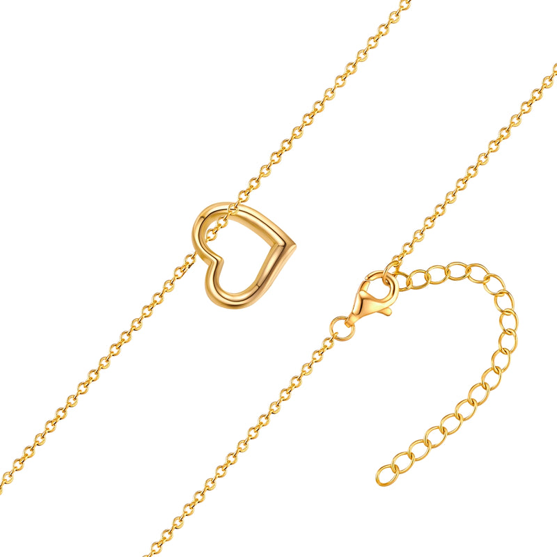Kette mit Anhänger Sterling Silber gelbgold