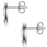 Ohrstecker Sterling Silber Zirkonia weiß