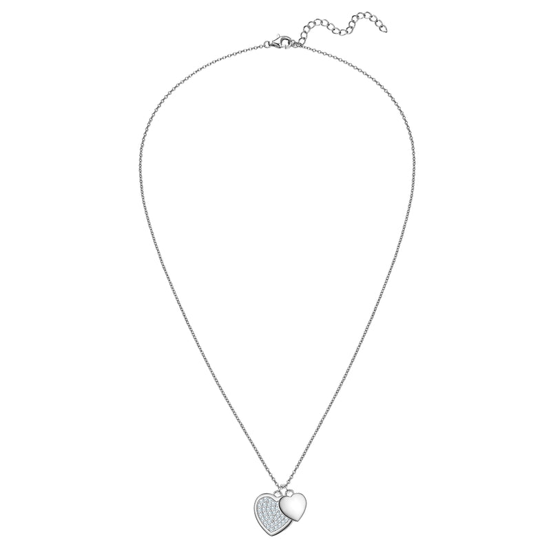 Kette mit Anhänger Sterling Silber Zirkonia weiß