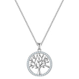 Kette mit Anhänger Sterling Silber Zirkonia weiß