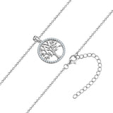 Kette mit Anhänger Sterling Silber Zirkonia weiß