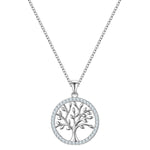 Kette mit Anhänger Sterling Silber Zirkonia weiß