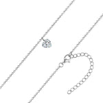 Kette mit Anhänger Sterling Silber Zirkonia weiß