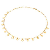 Kette mit Anhänger gelbgold