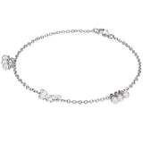 Armband Sterling Silber Süßwasser-Zuchtperle weiß
