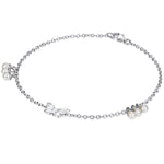 Armband Sterling Silber Süßwasser-Zuchtperle weiß