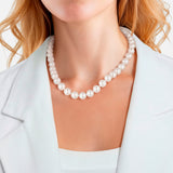 Kette Muschelkernperle weiß