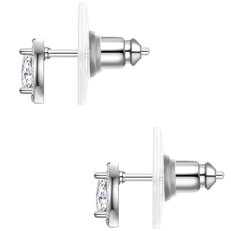 Ohrstecker Zirkonia weiß