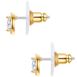 Ohrstecker gelbgold Zirkonia weiß