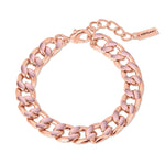 Armband roségold Emaille rosa