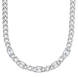 Kette Glas weiß