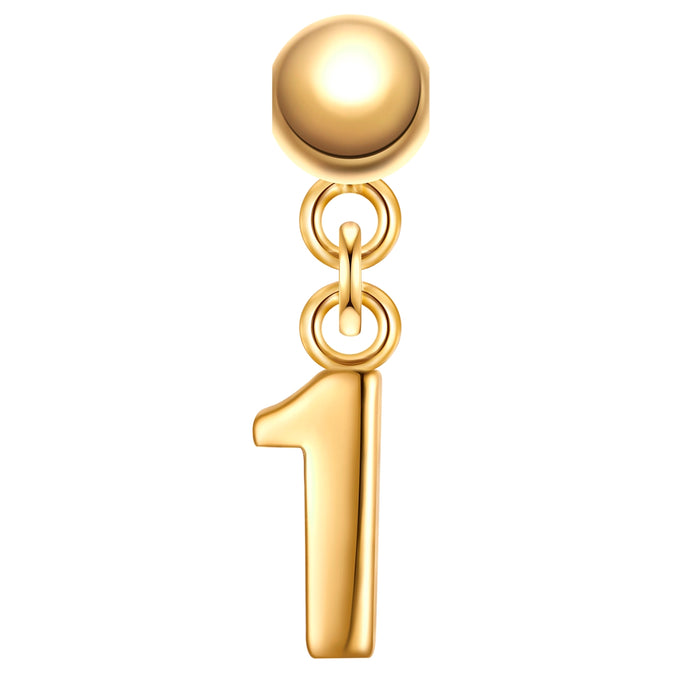 Charm Sterling Silber gelbgold