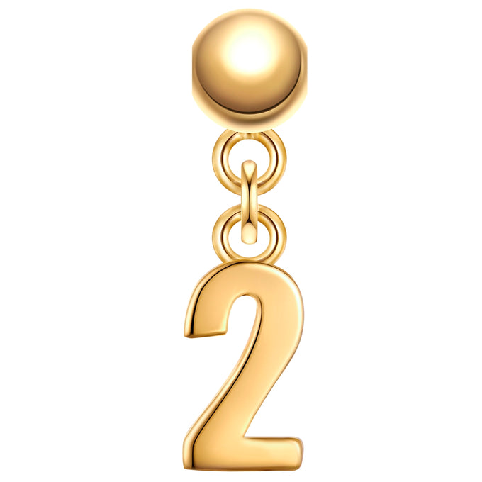 Charm Sterling Silber gelbgold