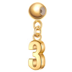 Charm Sterling Silber gelbgold