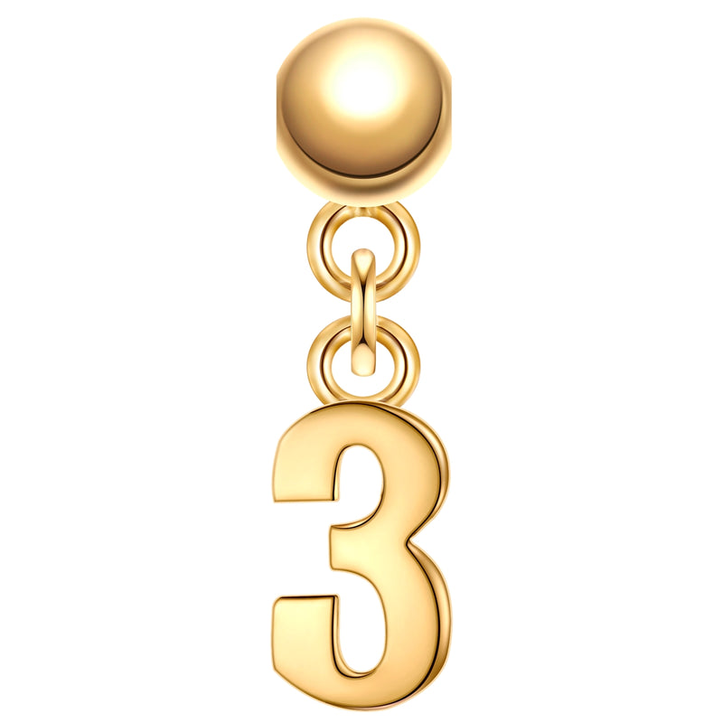 Charm Sterling Silber gelbgold