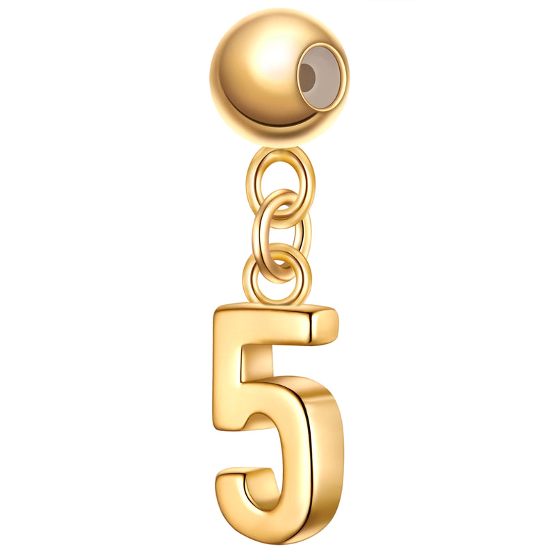 Charm Sterling Silber gelbgold